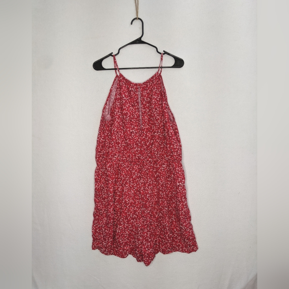 Old Navy xl Red floral romper